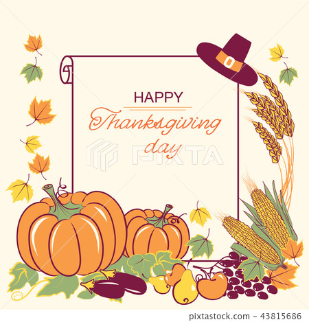 Happy Thanksgiving background Happy Thanksgiving background 43815686