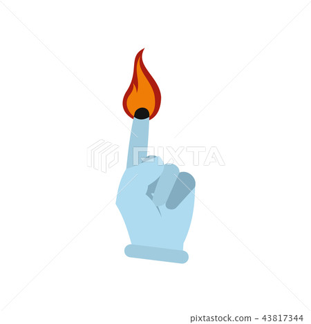 Burning Finger flat 43817344