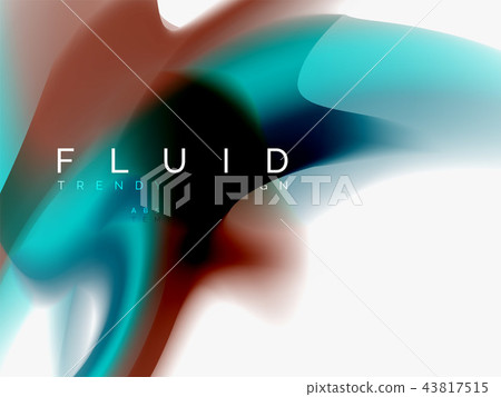 Background abstract - liquid colors wave flow Background abstract - liquid colors wave flow 43817515