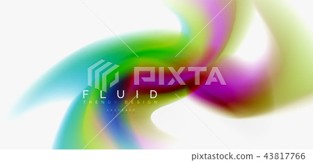 Fluid flowing wave abstract background Fluid flowing wave abstract background 43817766