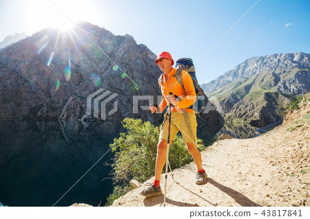 Hike in Fann mountains Hike in Fann mountains 43817841