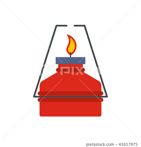Portable gas burner flat icon Portable gas burner flat icon 43817975
