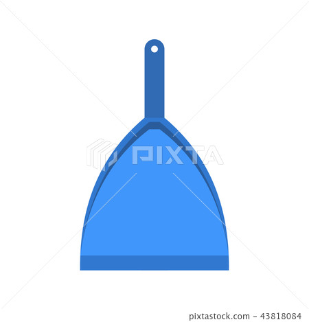 Blue dustpan flat 43818084