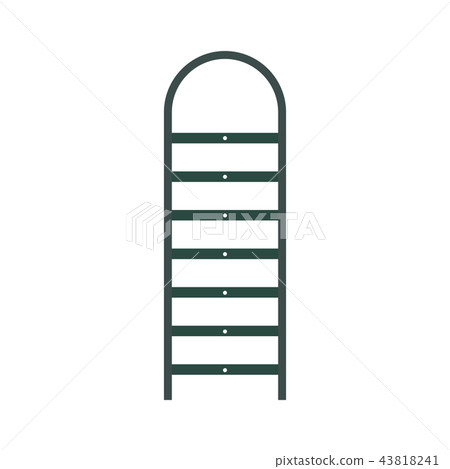 Ladder flat icon  43818241