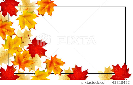 Mulberry leaf frame - Stock Illustration [43818432] - PIXTA