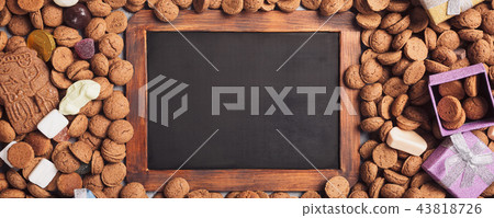 Dutch holiday Sinterklaas background 43818726