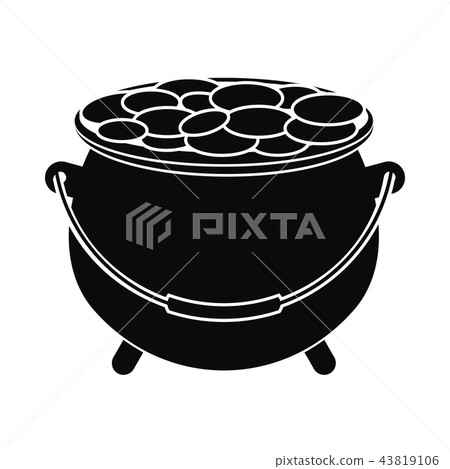 Pot full of coins icon Pot full of coins icon 43819106