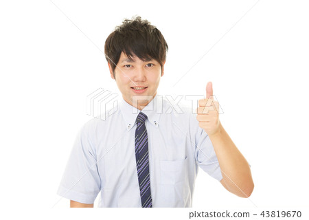 微笑的商人 43819670