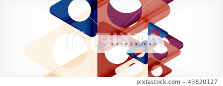 Circle and triangle abstract background Circle and triangle abstract background 43820127