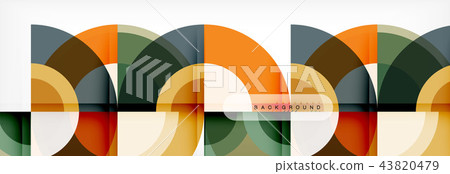 Vector circle abstract background 43820479
