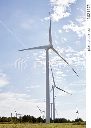 渦輪機，風力發電機，風力發電廠，Seo線，西歸浦市，濟州島 43821275