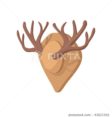 Hunting trophy cartoon icon Hunting trophy cartoon icon 43821502