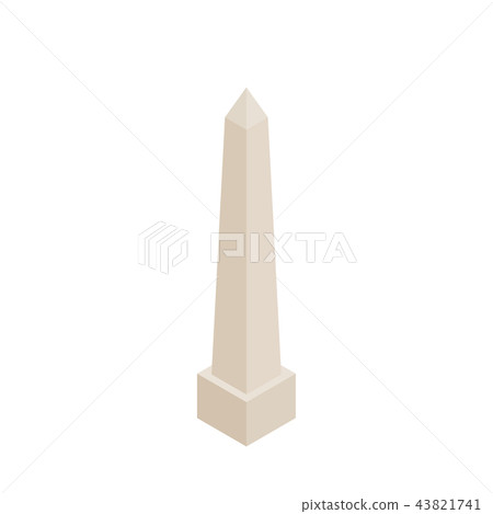 Obelisk in the temple of Karnak icon 43821741