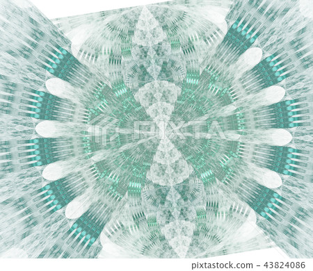 Glowing stargate with particles in space. Glowing stargate with particles in space. 43824086