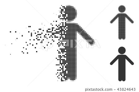 Damaged Dot Halftone Child Apology Icon Damaged Dot Halftone Child Apology Icon 43824643