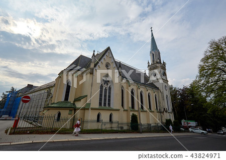 Kostel Bozskeho srdce Pane - neo-Gothic church Kostel Bozskeho srdce Pane - neo-Gothic church 43824971