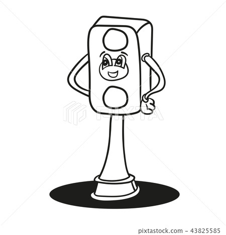 traffic lights coloring pages