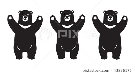 Bear vector polar Bear icon logo character cartoon 43826175
