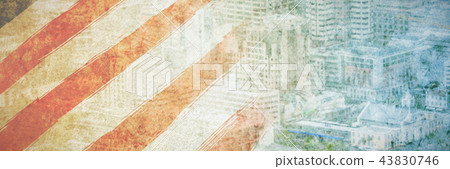 Composite image of usa national flag 43830746