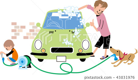 dad car and work clipart