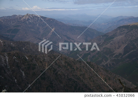 View from the top of Shikoku Kenzan Mountains of Shikoku 43832066