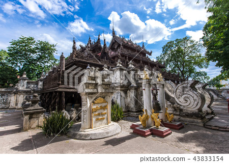Shwenandaw Kyaung Monastery or at Mandalay Shwenandaw Kyaung Monastery or at Mandalay 43833154