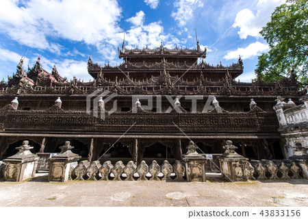Shwenandaw Kyaung Monastery or at Mandalay 43833156