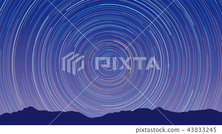 Star trail 43833245