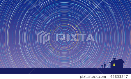 Star trail 43833247