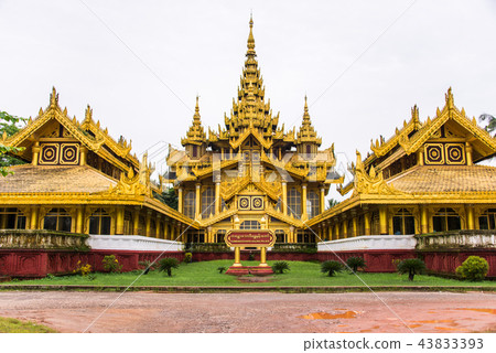 Kambawzathardi Golden Palace in Bago, Myanmar Kambawzathardi Golden Palace in Bago, Myanmar 43833393