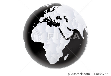 Earth Europe black gray 2 Earth Europe black gray 2 43833766