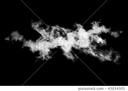 Cloud isolated on black background Cloud isolated on black background 43834305