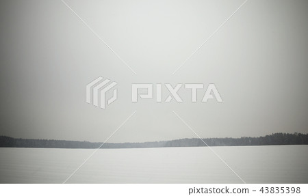 Snow drifts in winter Snow drifts in winter 43835398