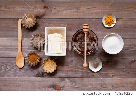 Ingredients for traditional sweets Ingredients for traditional sweets 43836226