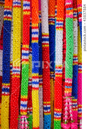 Colorful Thai plastic garland 43837884