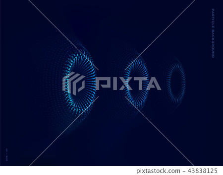 three particle turbines 43838125