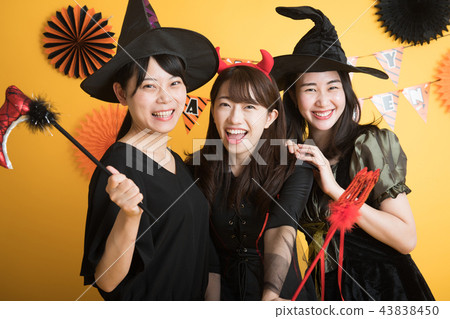 萬聖節角色扮演派對婦女協會女巫 43838450