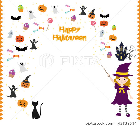 Witch and Halloween Item Frame Witch and Halloween Item Frame 43838584
