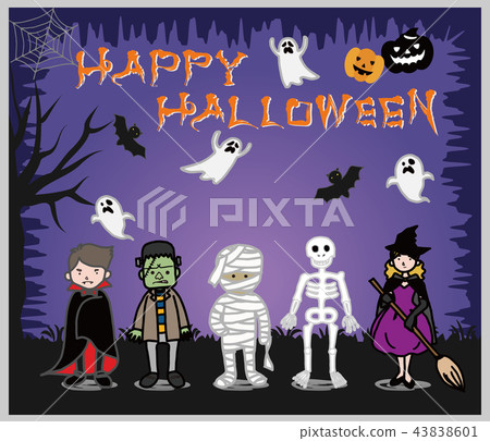 Happy Halloween image illustration Happy Halloween image illustration 43838601
