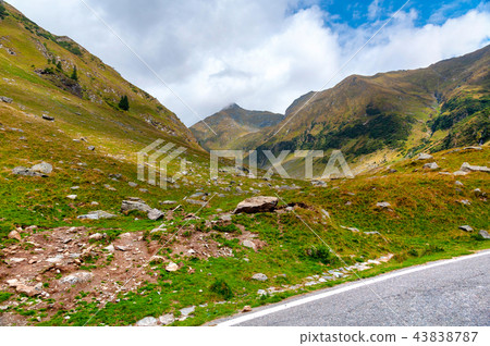 Mountain landscape nearby Transfagarash road Mountain landscape nearby Transfagarash road 43838787