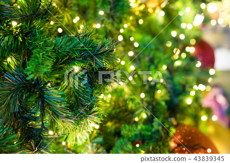 Closeup christmas tree 43839345