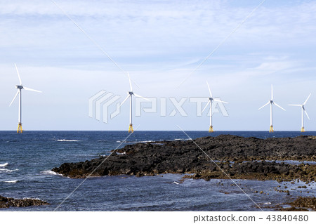 Turbine, Wind Power Generator, Wind Power Plant, Jeju City, Jeju Island Turbine, Wind Power Generator, Wind Power Plant, Jeju City, Jeju Island 43840480