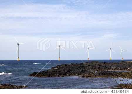 Turbine, Wind Power Generator, Wind Power Plant, Jeju City, Jeju Island 43840484