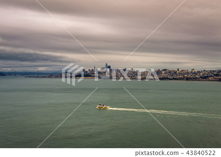 Boat in the San Francisco Bay 43840522