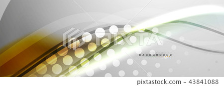 Smooth flowing wave motion concept background 43841088