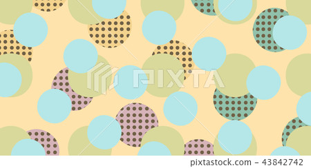 Pop art retro circles background Pop art retro circles background 43842742