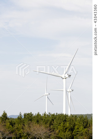 渦輪機，風力發電機，風力發電廠，Seo線，西歸浦市，濟州島 43843360