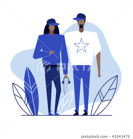 Subculture flat characters 4 43843478