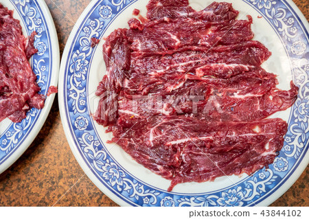 台灣 台南 小吃 生牛肉 牛肉火鍋 Taiwanese foods 43844102