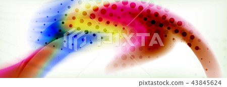 Background abstract holographic fluid colors wave design 43845624